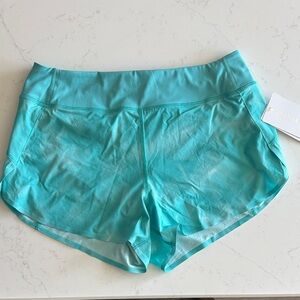 Athleta Run with It 3.5" Turquoise Shorts - NWT - Woman's Medium